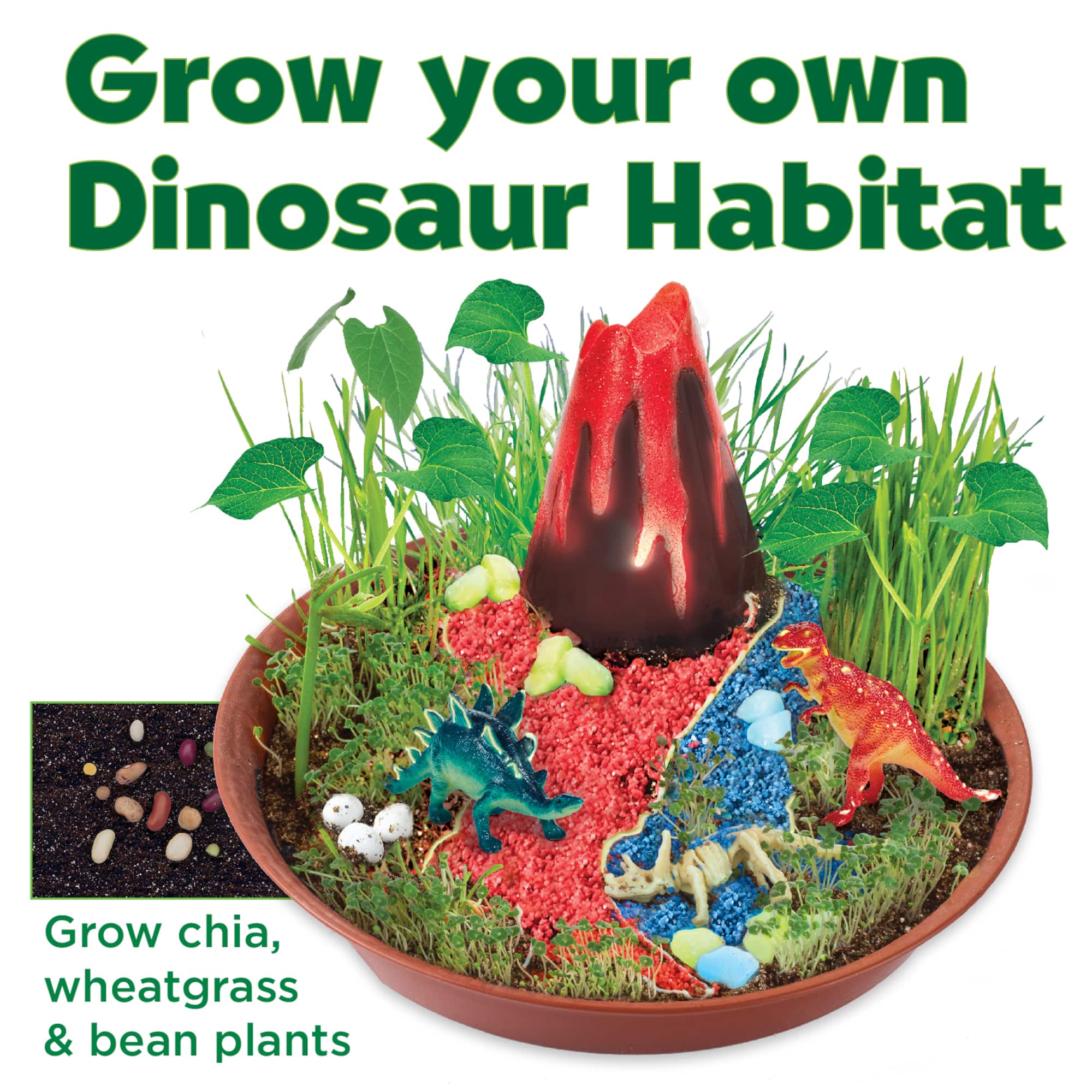 Creativity for Kids Grow N' Glow Dinosaur Habitat Kit